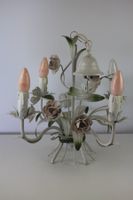 Vintage Blumen-Kronleuchter 4-flammig