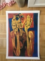 Faszinierte  Abstrakt  Oel Bild von von OSWALDO Guayasamin