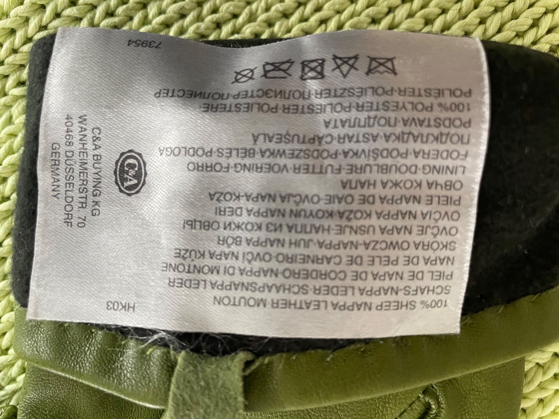 Handschuhe & Handstulpen: Tolle moosgrüne Echtleder-Handschuhe – Gebraucht aus Huttwil von heinzdaniel63 1