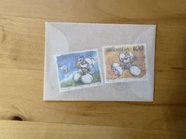 Diddl Briefmarken 80Rp und 1Fr. postfrisch