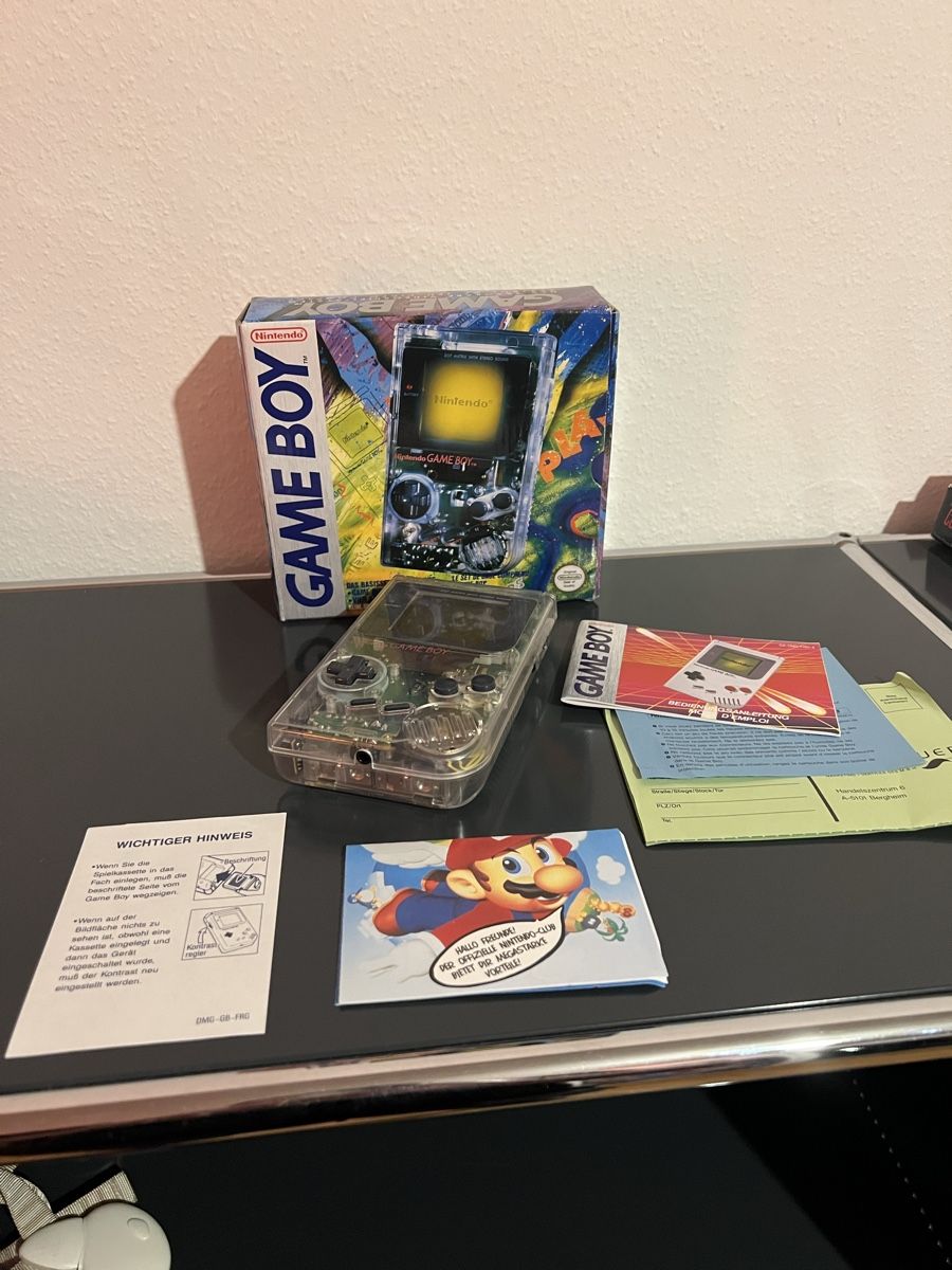 Nintendo Console: Nintendo Game Boy Classic Clear / Transparent OVP – Usato da Schönenbuch venduto da retrohunter