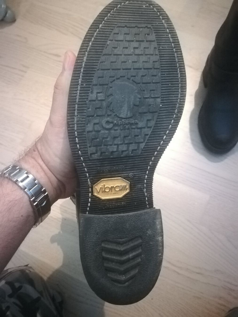 Scarpe da uomo: botte cuir CHIPEWA – Usato da Chancy venduto da dave58v 2