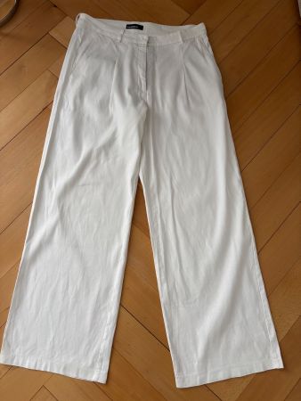 Weisse Leinenhose Cambio, guter Zustand, Gr. 40