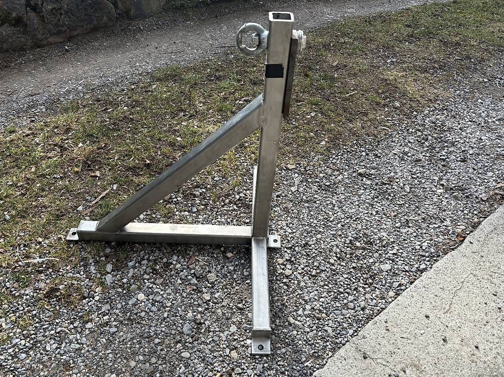 Fixations: Extrem massive Boxsackhalterung aus Chromstahl – D'occasion à Laupen ZH par atmagym 1