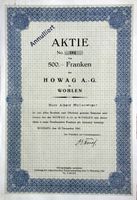 Howag AG Wohlen, Wohlen - 1942