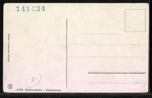 Cartoline postali: Zug vom Gotthard-Express verlässt den G – Usato da Berlin venduto da bartko-reher 1