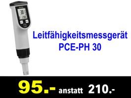 🔴 Leitfähigkeitsmessgerät PCE-PH 30 Redox-Messgerät /639B