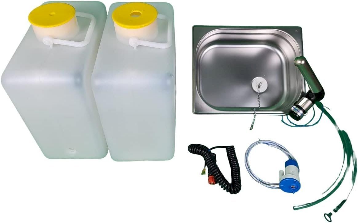 Veicoli da campeggio: 12V Camping Spüle Bausatz mit Kanister – Nuovo e nell'imballaggio originale da Bottighofen venduto da zaap