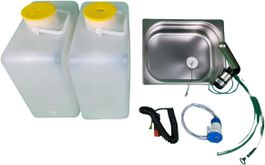 12V Camping Spüle Bausatz mit Kanister