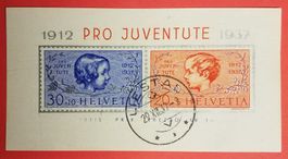 BLO16) 1937, Pro  Juventute Sonderblock, LIESTAL