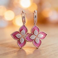 Boucles d’oreilles Aura Florale