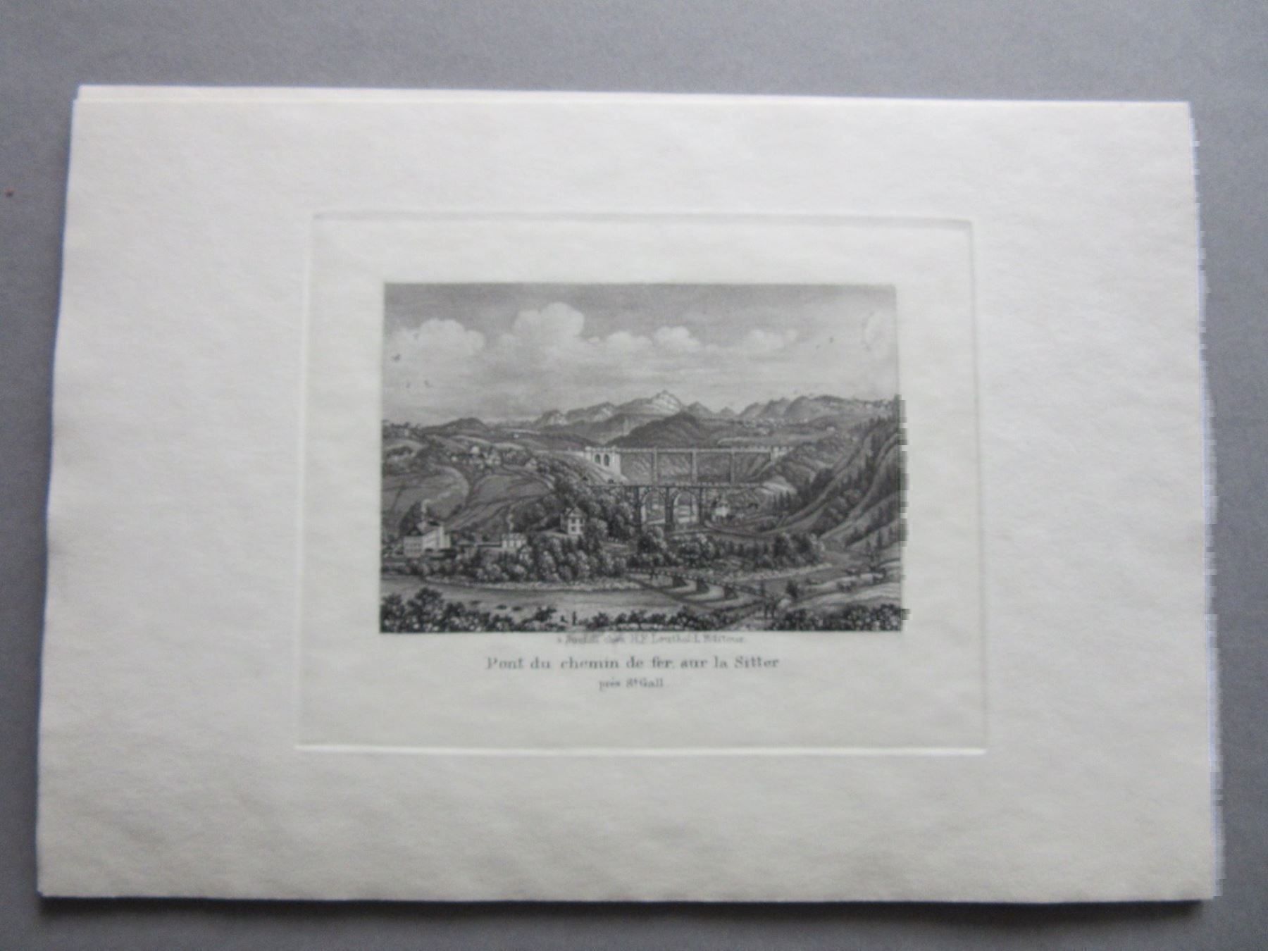 Incisioni: ST.GALLEN AQUATINTA – Usato da Gersau venduto da grafik-kunst 2