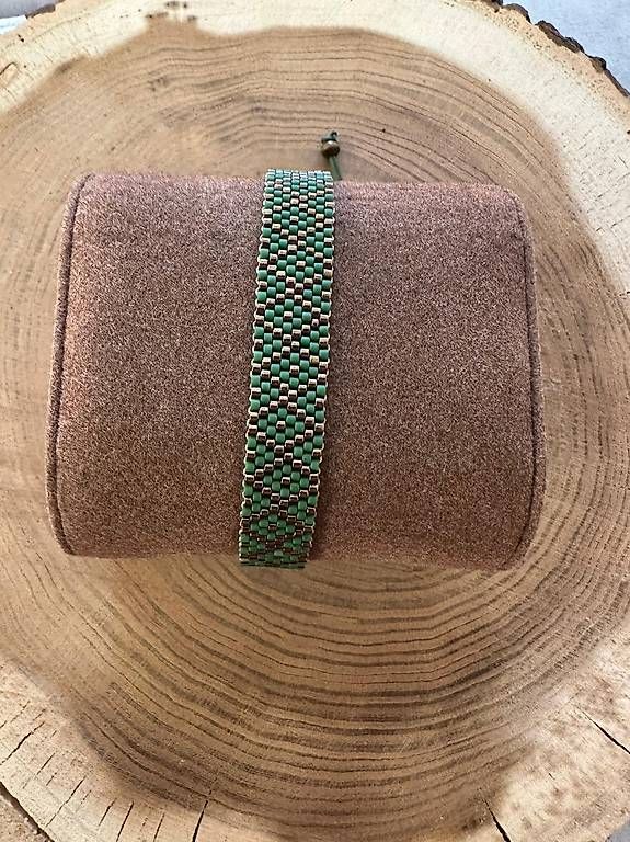 Bracciali & Braccialetti: Miyuki Perlenarmband Dunkelgrün – Usato da Au ZH venduto da ali_tf7f 4