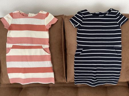2 Mädchenkleider, NEU, H&M, Gr. 3-4jährig, 98/104