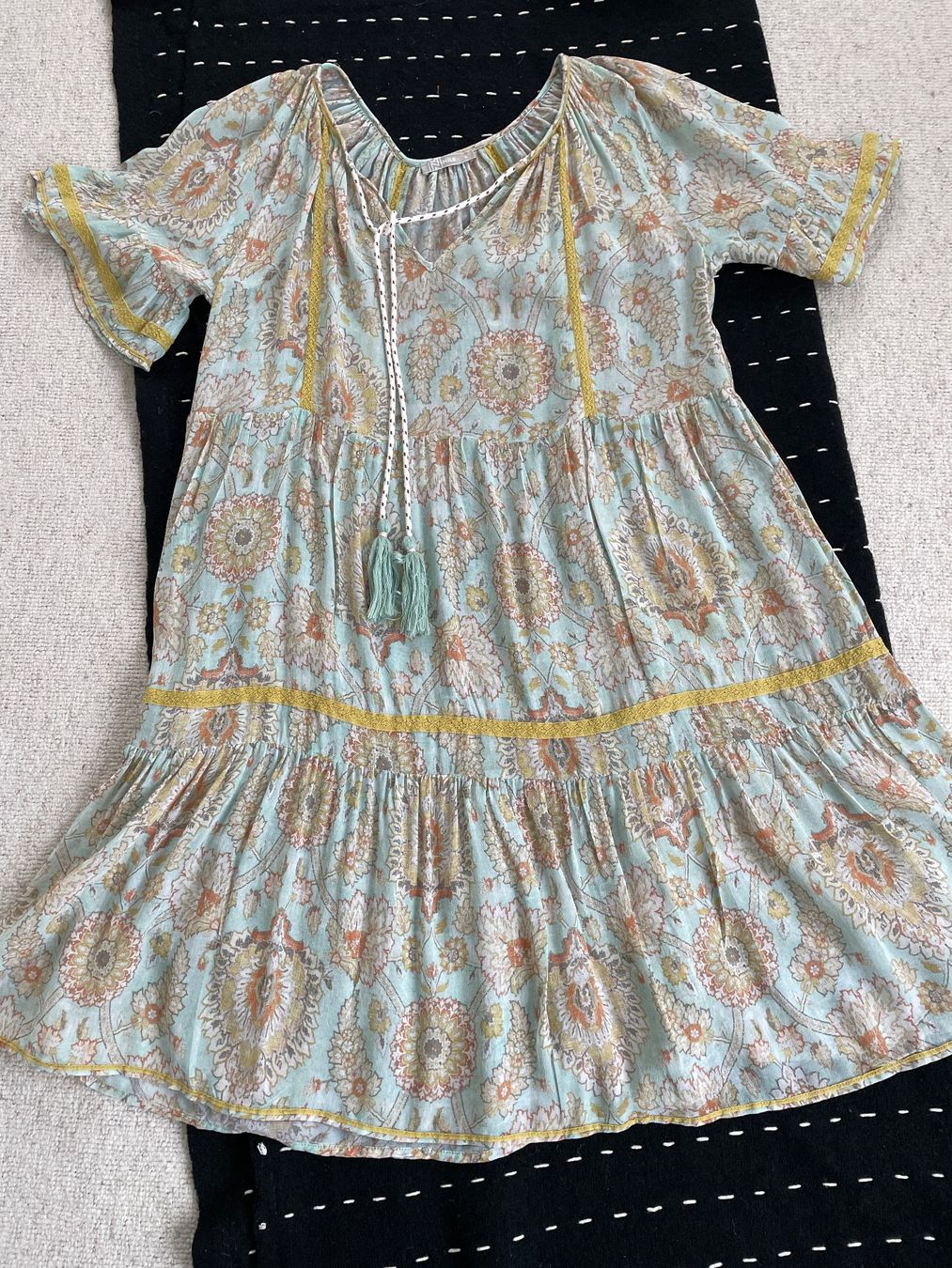 Nile Vestiti: Sommer-Kleid NILE Gr. S ca. 38 Viscose – Usato da Zürich venduto da Pamuk04