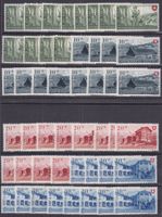 1948, Pro Patria B38-B41, 12 Serien postfrisch **. K: 150.-
