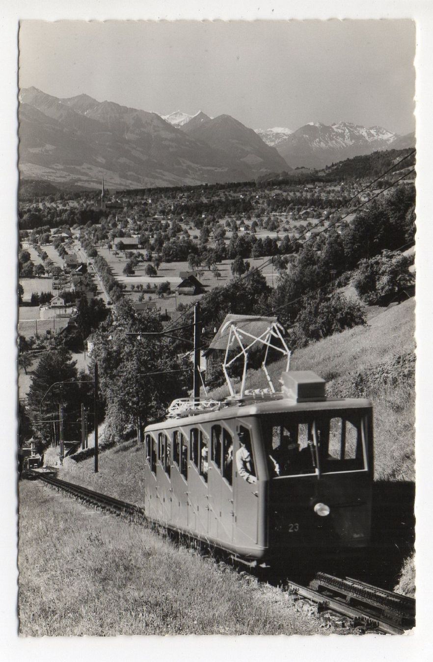 Cartoline postali: PILATUSBAHN mit Blick auf Berneralpen – Usato da Jona venduto da philajona