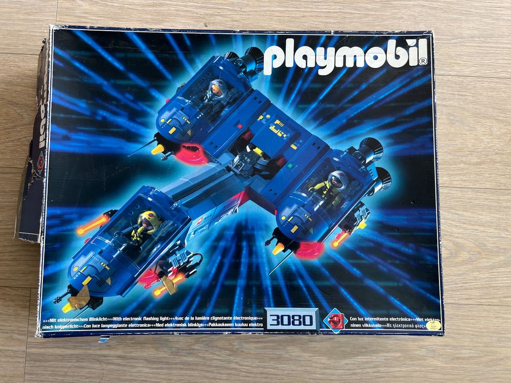 PLAYMOBIL * ESPACE * Lot 2 Articulations Noires 3079 3080 3082 6196