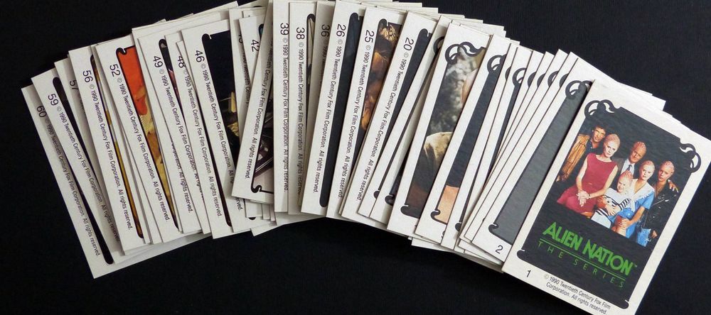 ALIEN NATION MOVIE COMPLETE 60 CARDS SET CENTURY FOX 1990 (Gebraucht ...