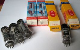 4 Röhren PCL 84, Telefunken & Philips