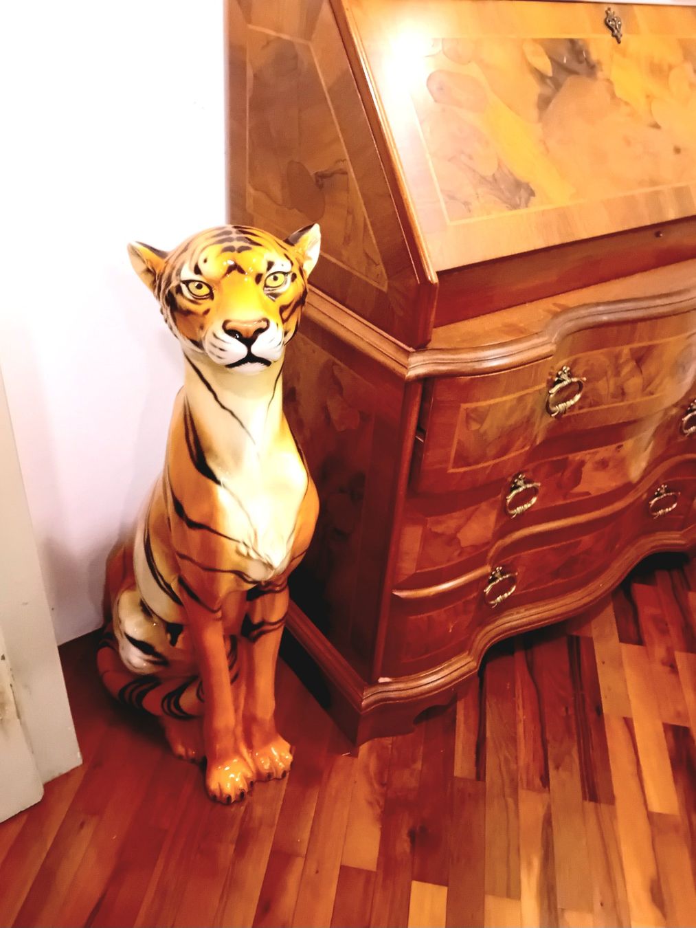Sculture & Statue: Leopard Keramik 84 cm, einmalig – Usato da Eschlikon TG venduto da Maximum2011 2