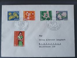 1962, Pro Juventute  -  Ganzer Satz  -  ET