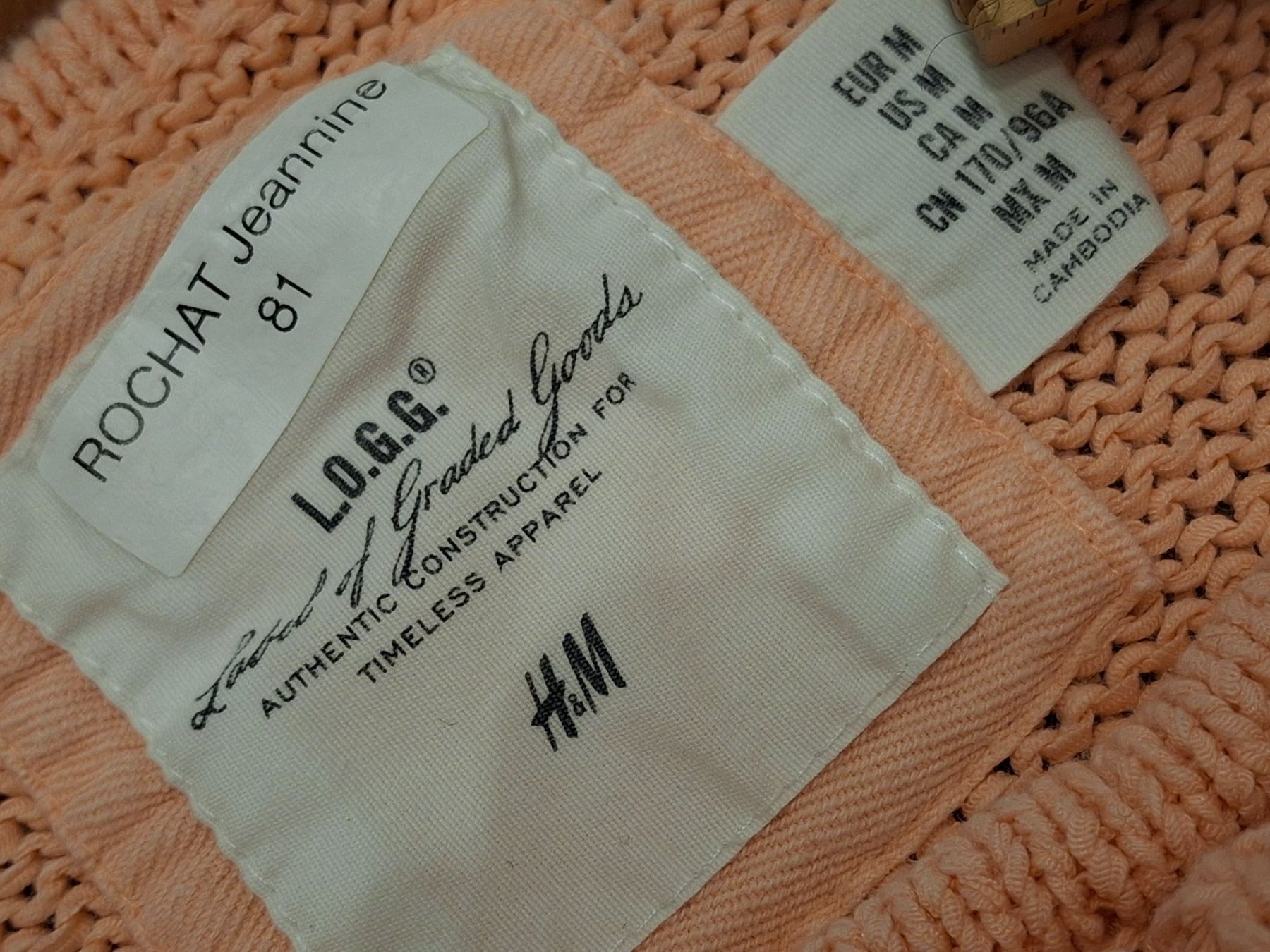 H&M Pullover & Sweatshirts: Pull rose ajouré taille M marque H&M 61% coton – Gebraucht aus Villiers von san_jn5w 3