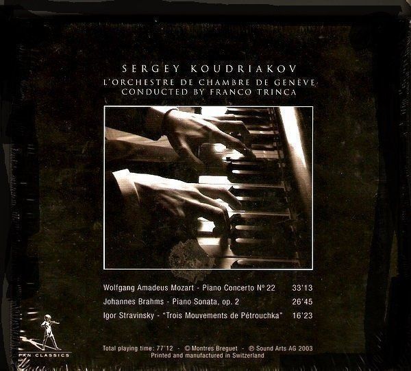 CD: Sergey Koudriakov plays Stravinsky, Brahms, Mozart – Usato da Unterbäch venduto da niquz 1