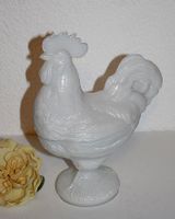 Opalinglas Hahn vintage (Pressglas Portieux F)