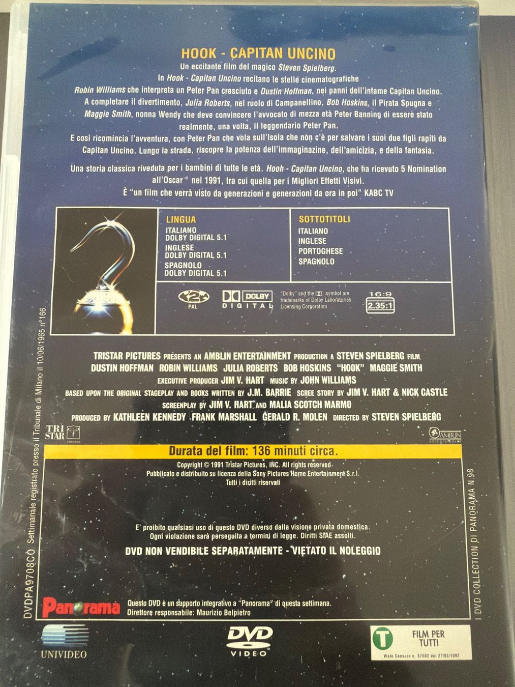 Alle DVDs: Hook DVD Collector's Edition - Robin Williams – Gebraucht aus Lugano von bad_2t9b 2