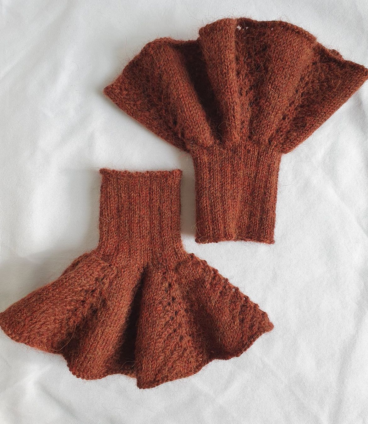 Guanti & manicotti: Pulswärmer, Handgestrickt, Handstulpen, Geschenk – Nuovo e nell'imballaggio originale da Neunkirch venduto da Sandramay 3