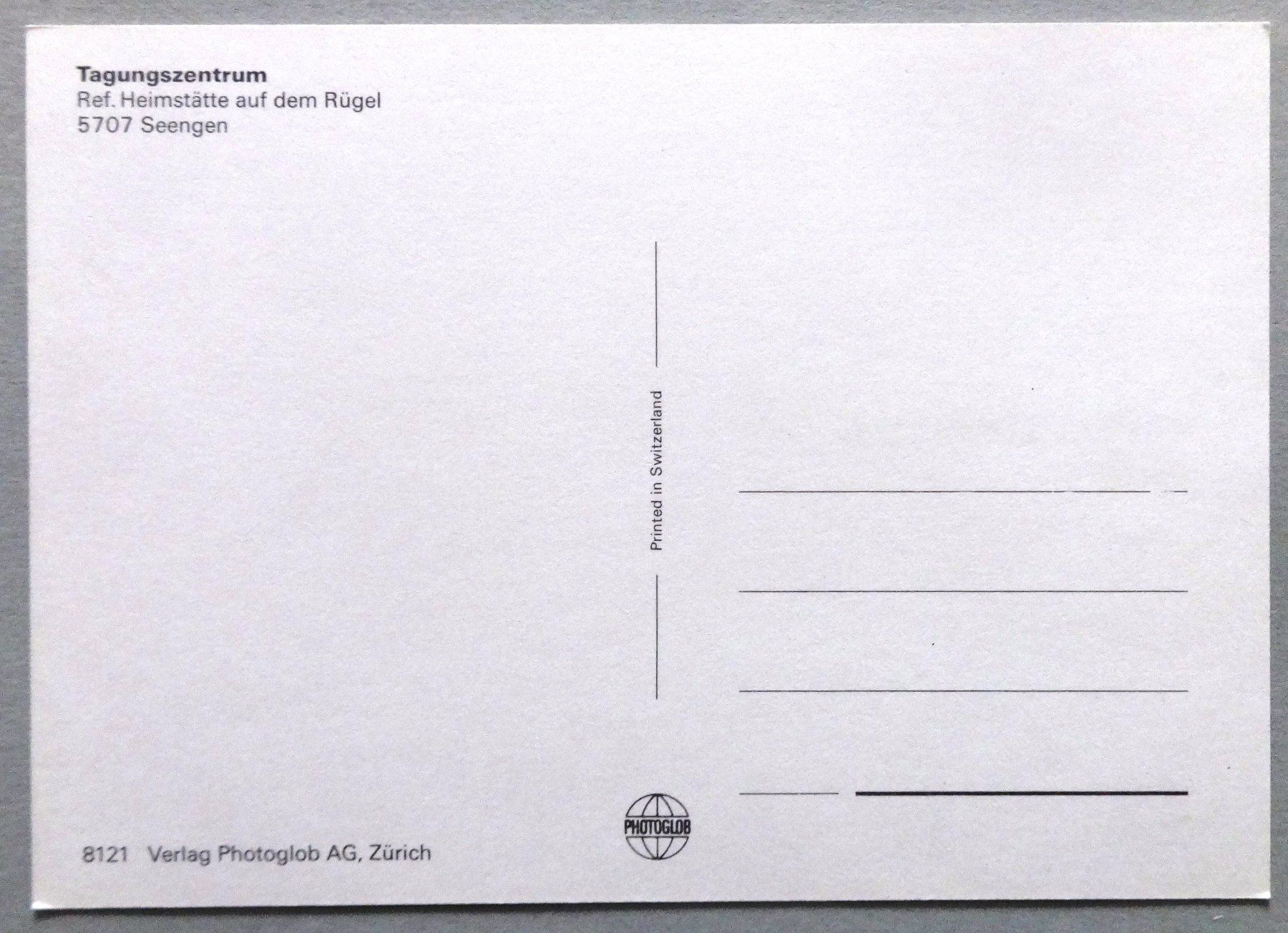 Cartoline postali: Tagungszentrum, Seengen – Usato da Fétigny venduto da Billy2miny 1