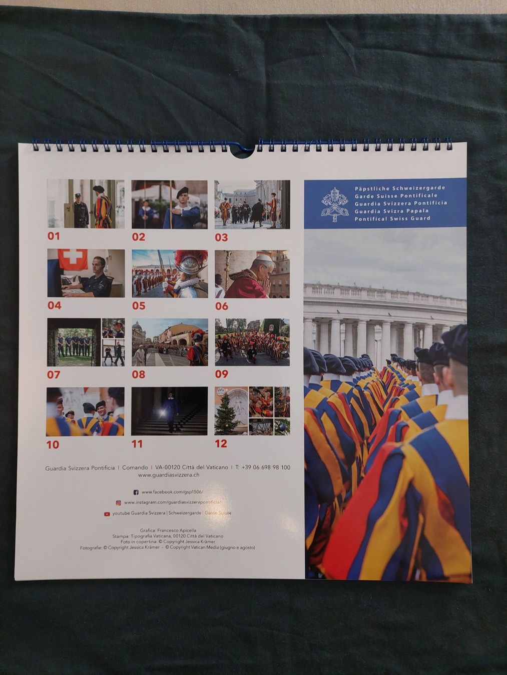 Calendari: Calendrier Vatican 2026 / Neuf – Nuovo (secondo la descrizione) da Genève venduto da Blu_BD 1