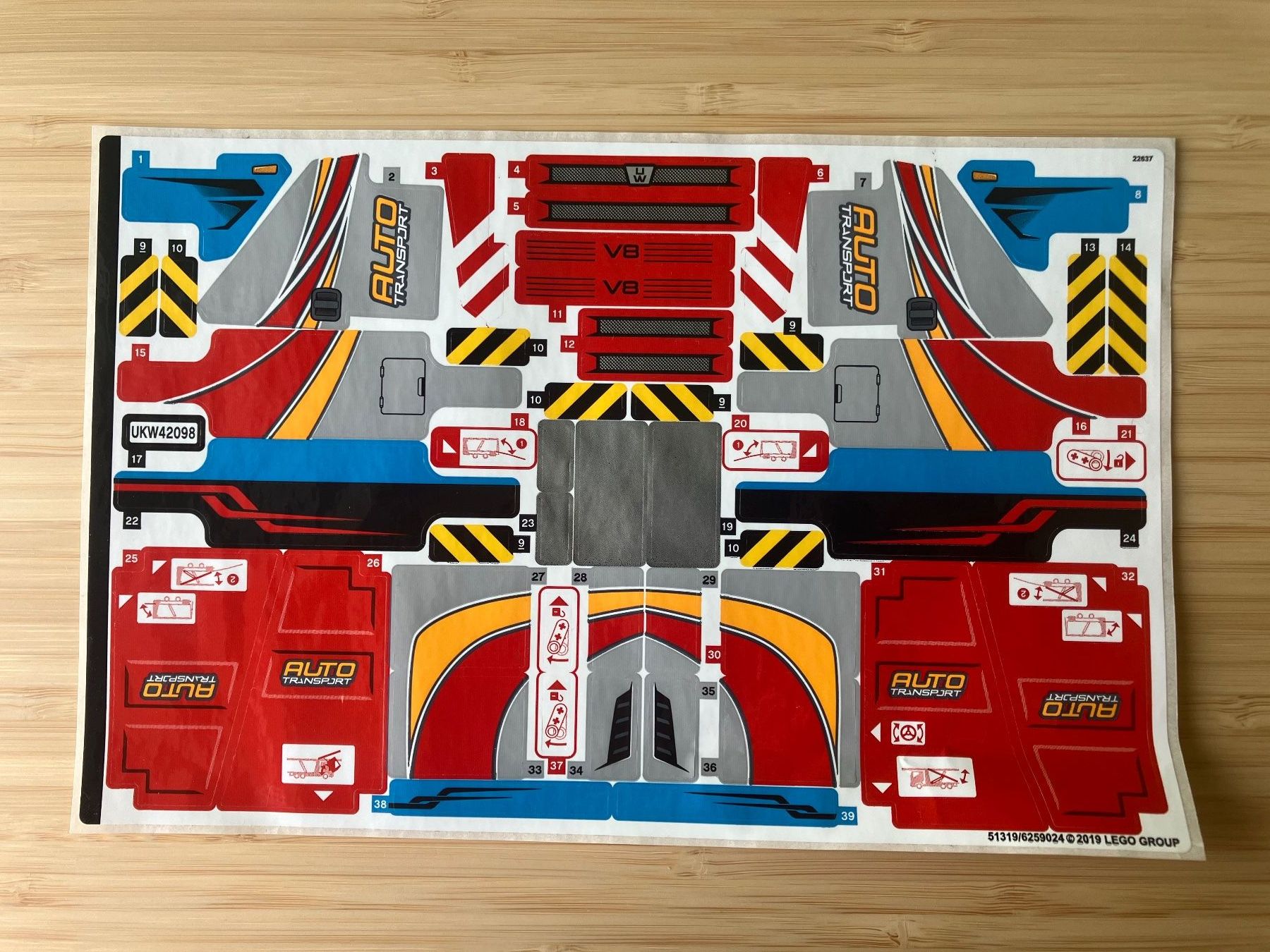 Lego Kit di costruzioni: LEGO Technic 42098 Autotransporter KOMPLETT – Usato da St. Gallen venduto da ti_7knv 4