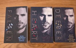 Buchreihe Fallen Heart Deeper J.S. Wonda 3 Bände
