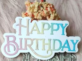 Stanzschablone Nr. 960, Happy Birthday (Sizzix geeignet)
