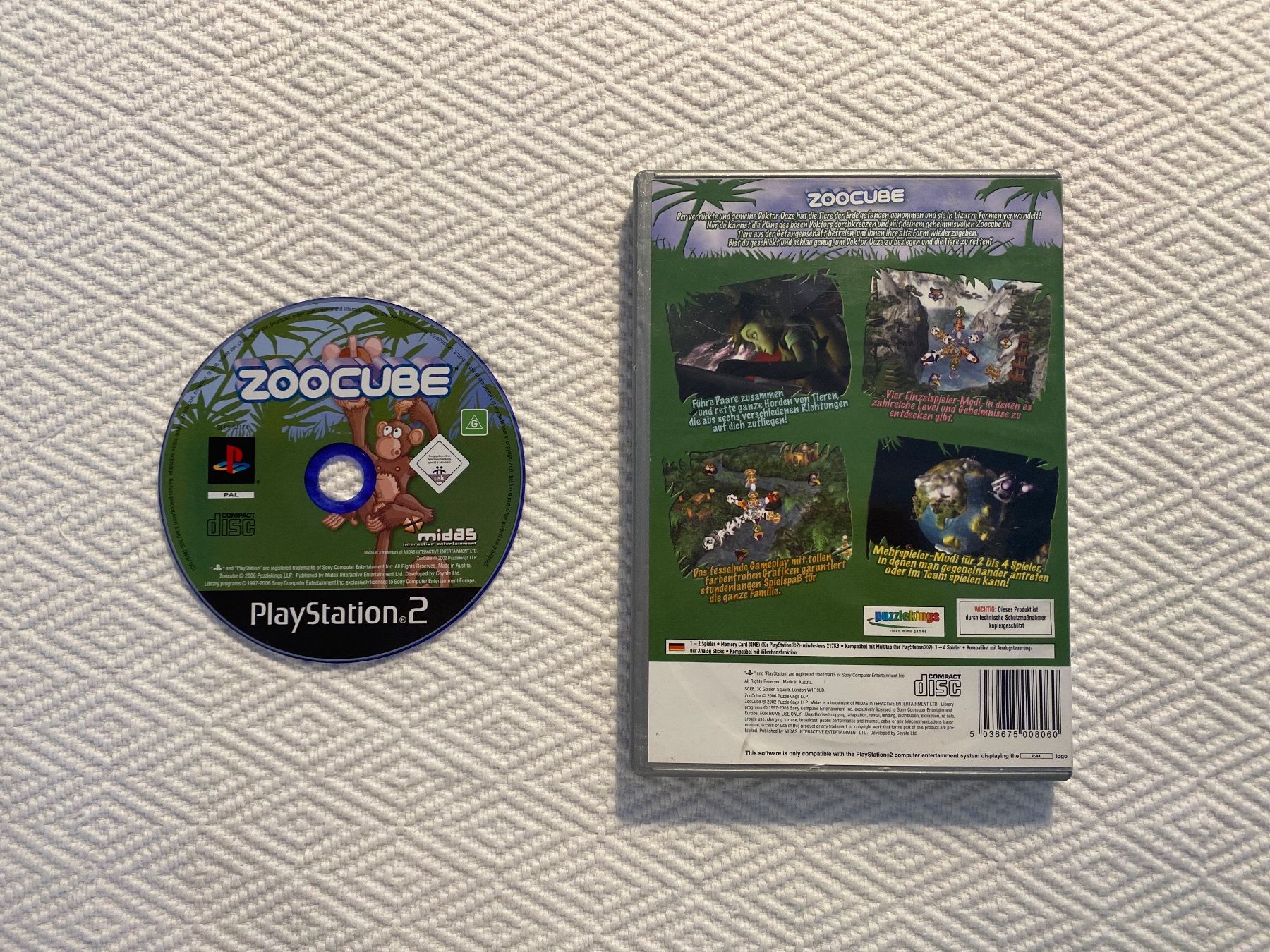 Sony Giochi: ZooCube PS2 – Usato da Reichenbach i. K. venduto da Daniel840 1