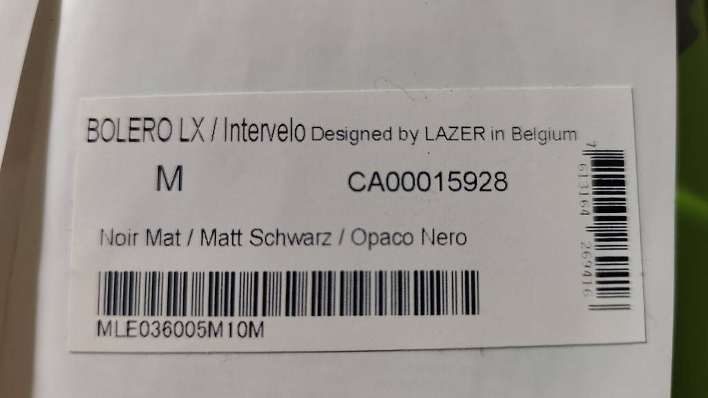 Caschi & visiere: Lazer Bolero LX. Grösse M. – Nuovo (secondo la descrizione) da Schiers venduto da Pet70 4