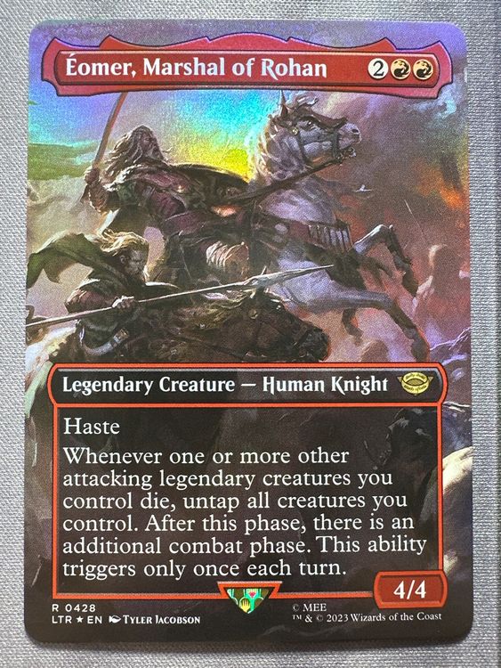 Éomer, Marshal of Rohan FOIL Variant 0428 Lord of the Rings (Neu ...