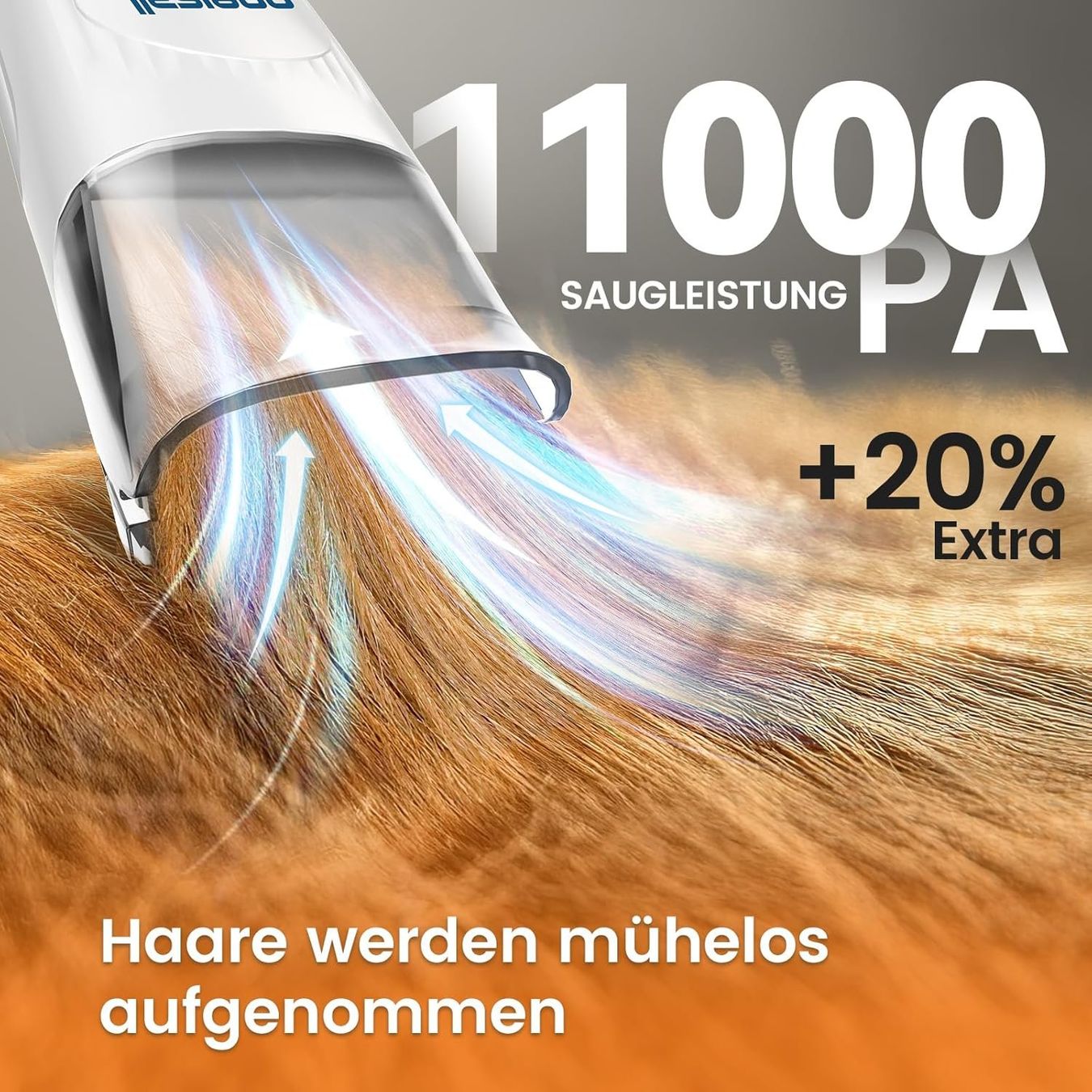 Prodotti per la cura & articoli per la pulizia: Hundeschermaschine mit Staubsauger Tierhaarschneider Set – Nuovo e nell'imballaggio originale da Neuhausen venduto da apo_zn9s 3