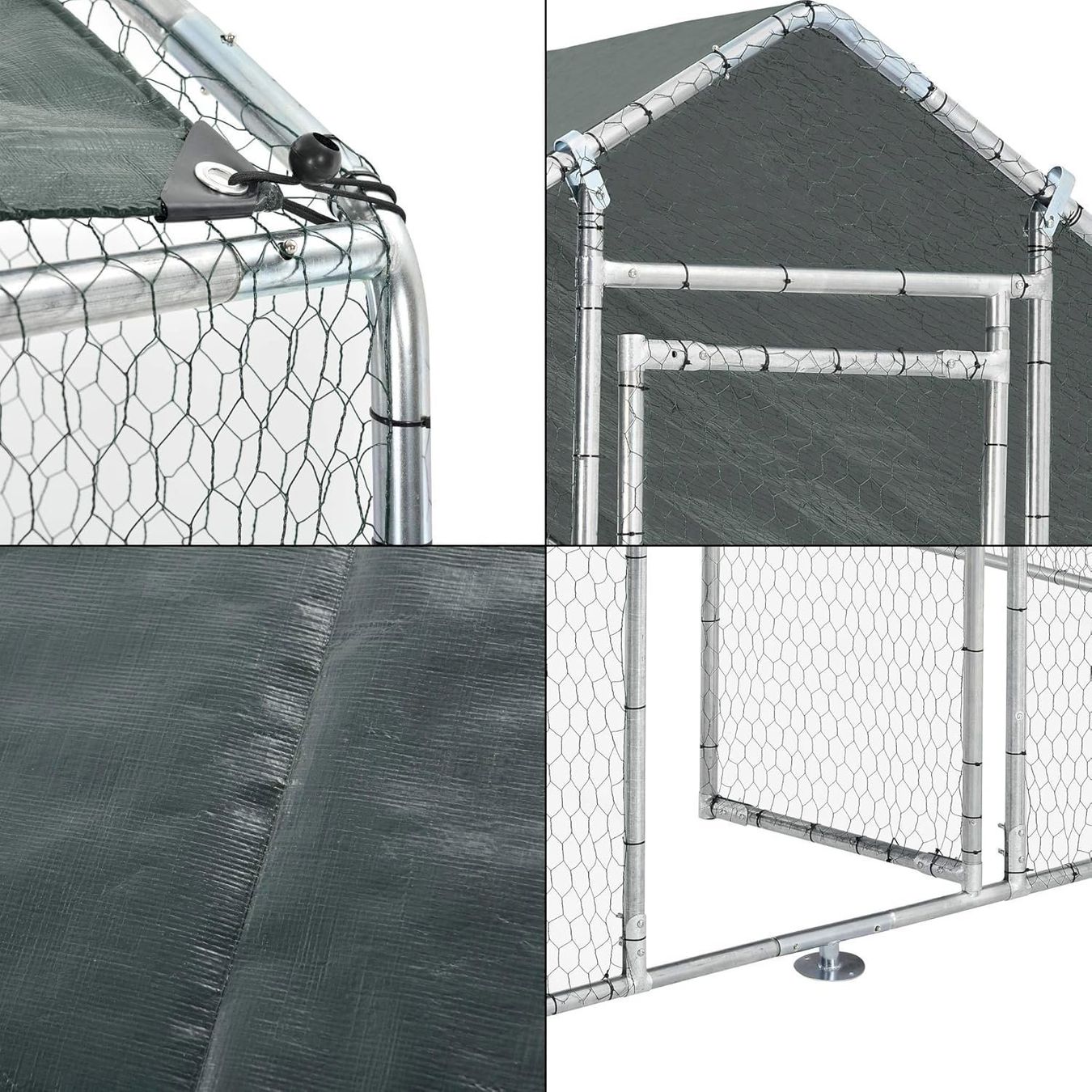 Gabbie, trasporto & Sicurezza: Freilaufgehege 3x2x2m mit Sonnendach – Nuovo e nell'imballaggio originale da Bottighofen venduto da zaap 3