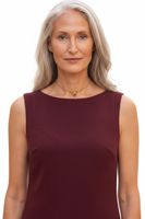 Nina Ricci Herz Halskette mit rotem Kristall