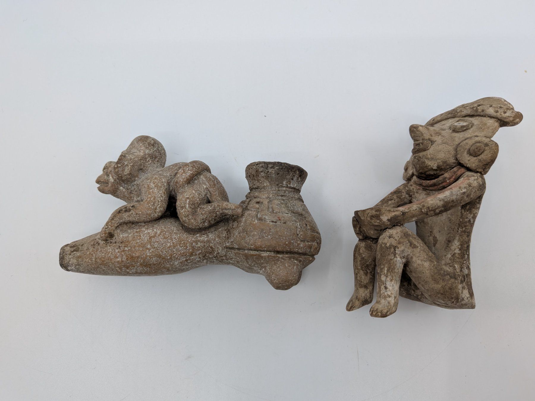 Skulpturen & Statuen: 2 südamerikanische Tonfiguren – Gebraucht aus Emmen von magelan 2