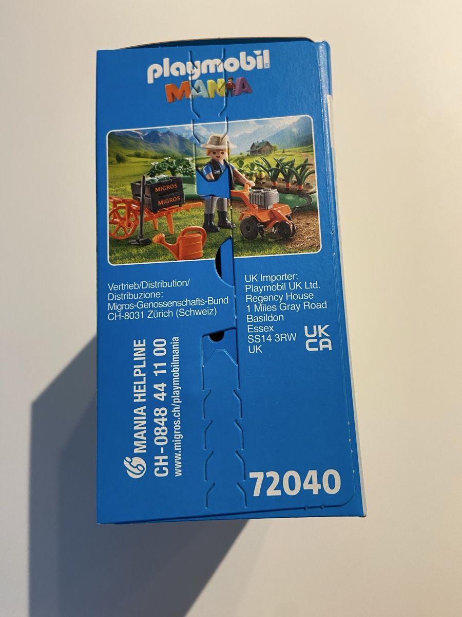 Playmobil Giocattoli: Playmobil Migros Mania Gärtner – Nuovo e nell'imballaggio originale da Luzern venduto da Nordischkind 2