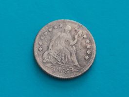 1/2 Dime 1855, USA