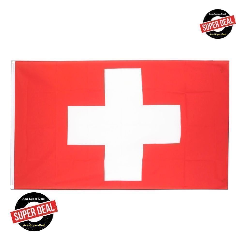Bandiere: Schweizer Flagge 150 x 90 cm – Nuovo e nell'imballaggio originale da Spreitenbach venduto da Aca-Super-Deal