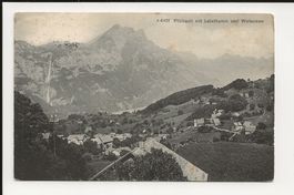 AK 1926 Filzbach mit Leistkamm und Walensee
