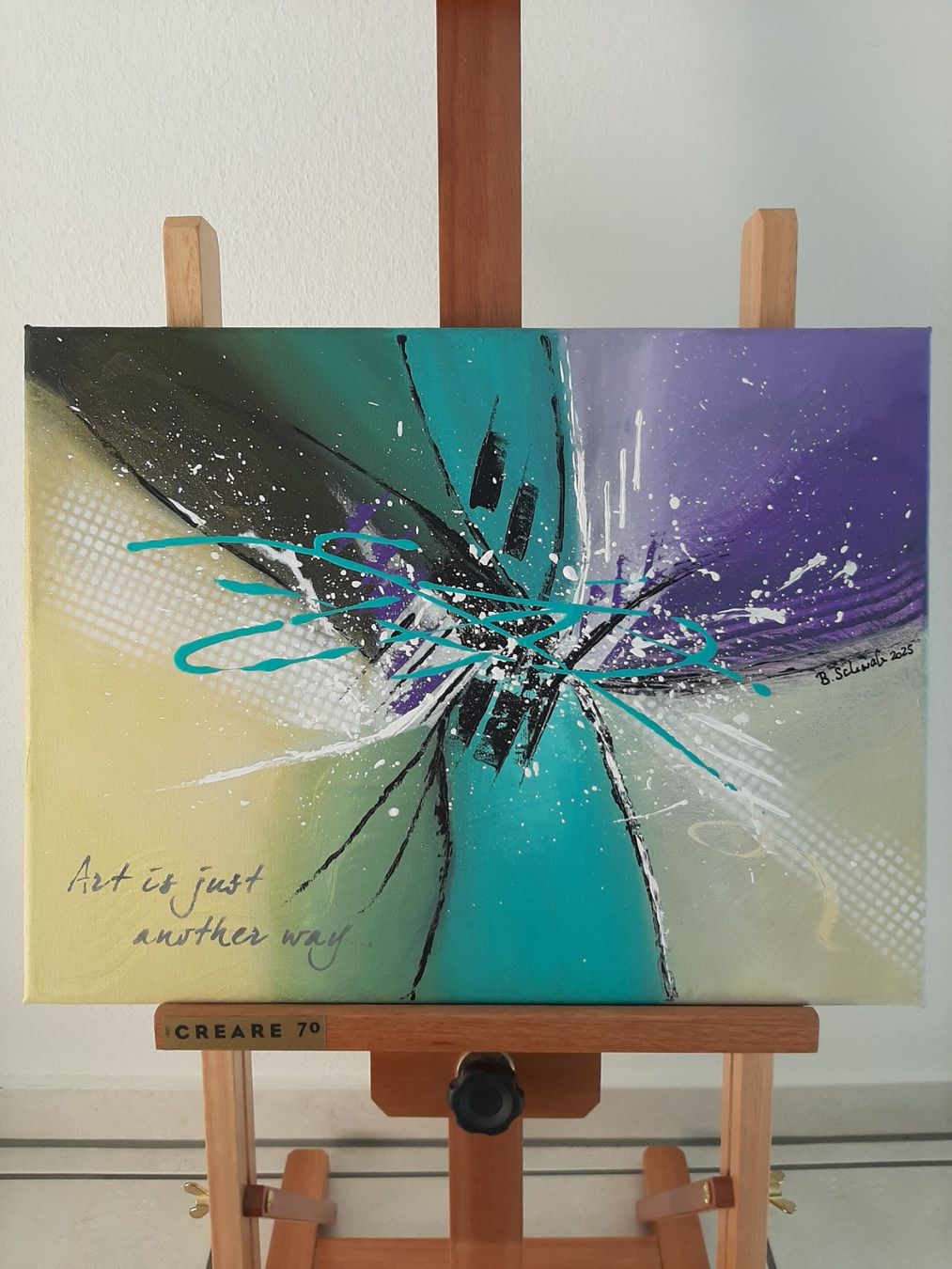 Dipinti: Acrylbild auf Leinwand – Nuovo (secondo la descrizione) da Langendorf venduto da Brigida