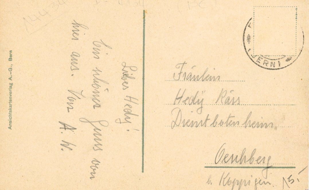 Cartoline postali: Beatenberg  BE     mit Niesen – Usato da Brig venduto da Valcards54 1