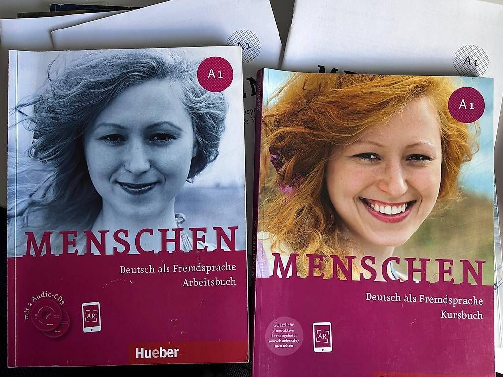 Libri: Menschen Arbeitsbuch &  Kursbuch A1& 2 – Usato da Reinach BL venduto da pko_2wgr 1